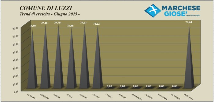 Trend mese Giugno 2025 Luzzi